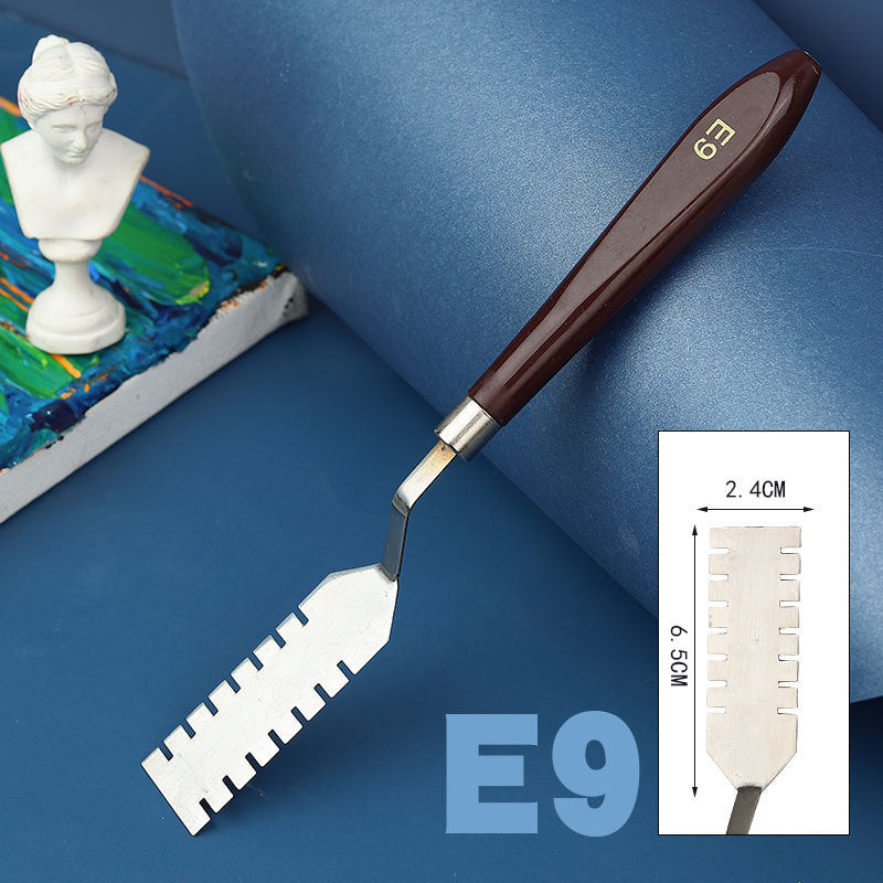Flower Scraper Texture Knife Palette Knife Special-shaped Scraper Oil Painting Acrylic Paint Tools For Art Students