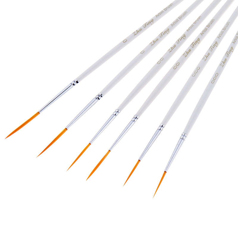 6 PCs Pointed Toe Hook Line Pen Art Painting Supplies
