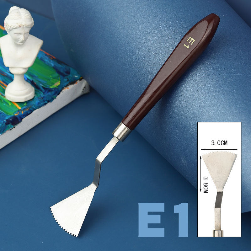 Flower Scraper Texture Knife Palette Knife Special-shaped Scraper Oil Painting Acrylic Paint Tools For Art Students