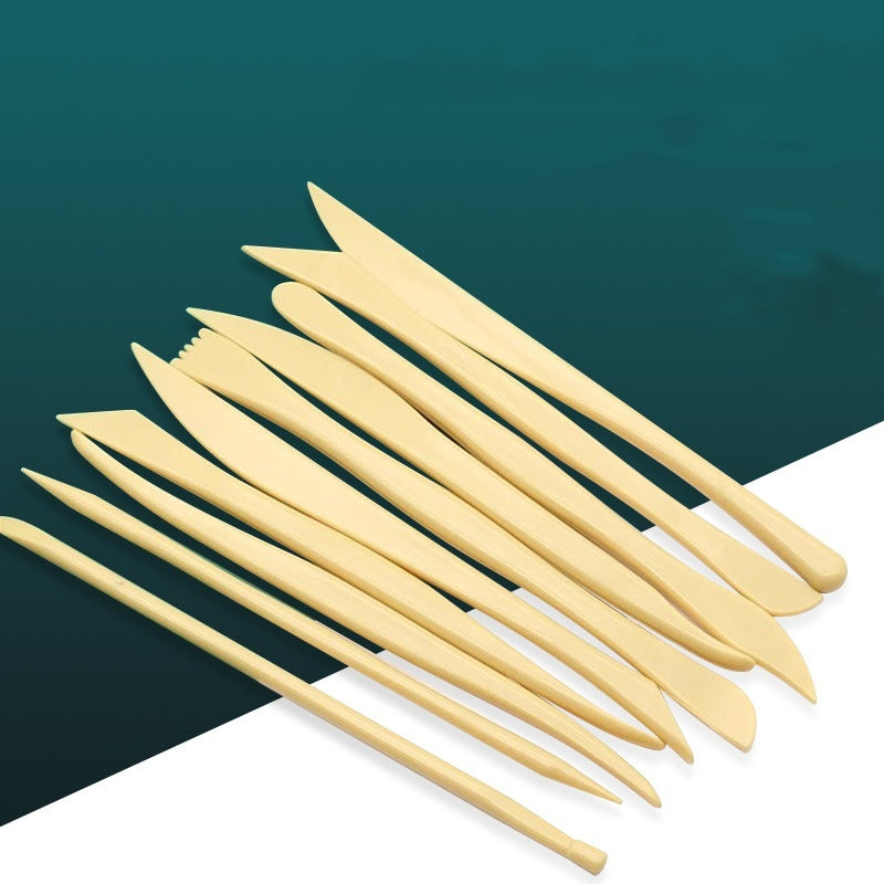 Plastic Clay Tools Suit 10-piece Set Art Supplies