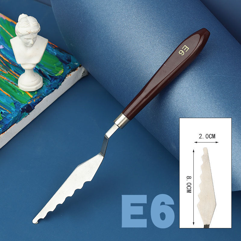 Flower Scraper Texture Knife Palette Knife Special-shaped Scraper Oil Painting Acrylic Paint Tools For Art Students