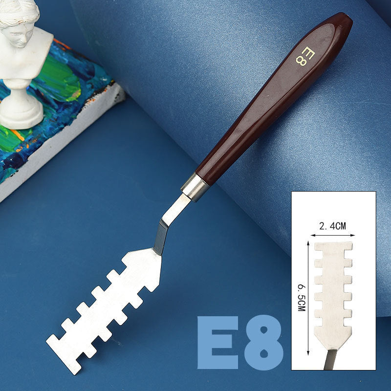 Flower Scraper Texture Knife Palette Knife Special-shaped Scraper Oil Painting Acrylic Paint Tools For Art Students