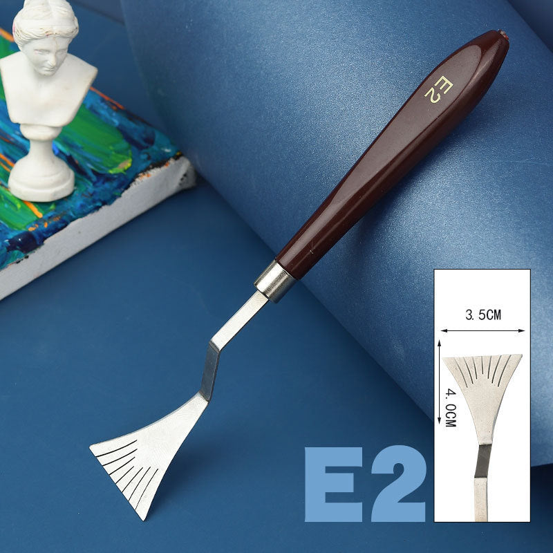 Flower Scraper Texture Knife Palette Knife Special-shaped Scraper Oil Painting Acrylic Paint Tools For Art Students