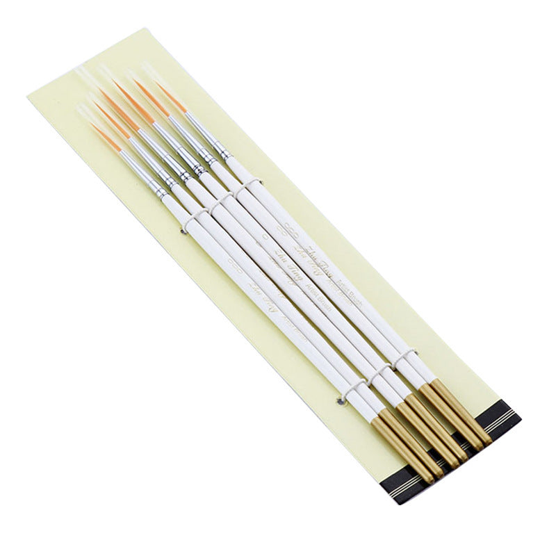 6 PCs Pointed Toe Hook Line Pen Art Painting Supplies