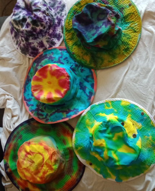 Original Don Paone Original Tie Dye Sun Hat