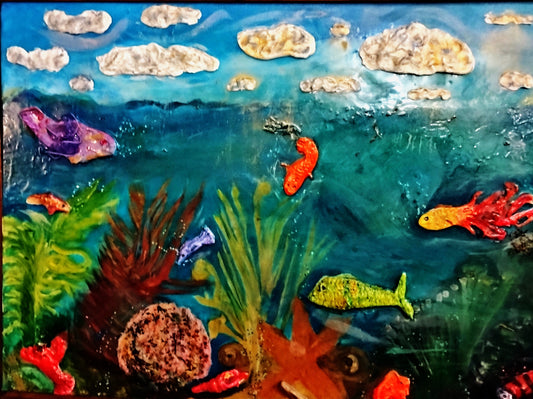 "Oceanic Coraloscity" Archival Print