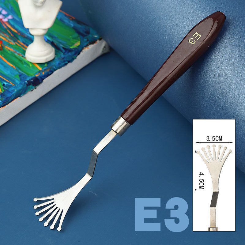 Flower Scraper Texture Knife Palette Knife Special-shaped Scraper Oil Painting Acrylic Paint Tools For Art Students