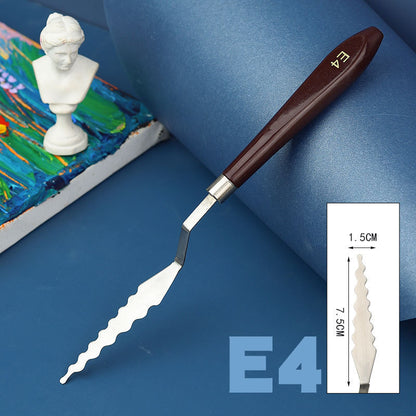 Flower Scraper Texture Knife Palette Knife Special-shaped Scraper Oil Painting Acrylic Paint Tools For Art Students