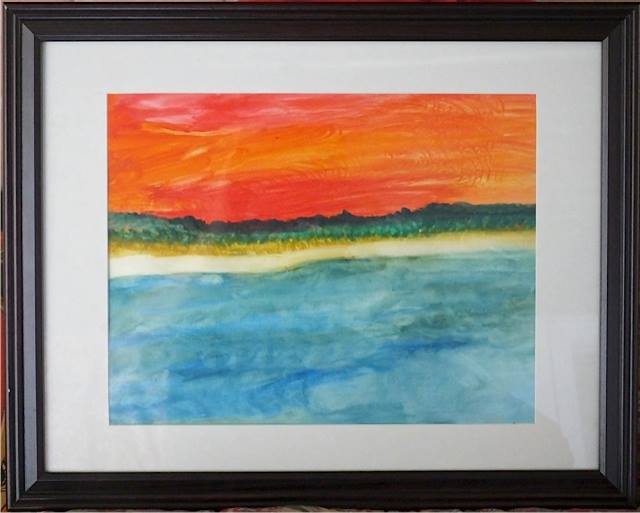 "Marshmellow Sunsete" Original Watercolor Painting by Don Paone - Art by Don Paone and Friends
