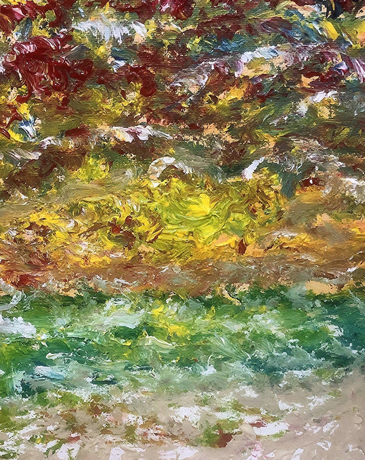 "Confetti Beach" Original Painting - Art by Don Paone and Friends