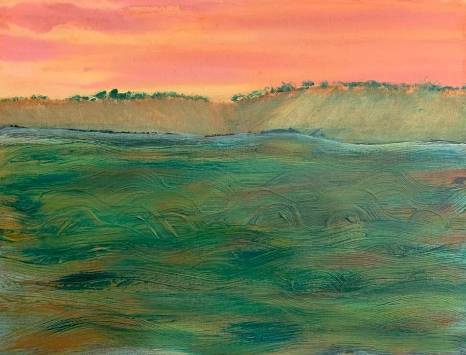 "Dune Waves" Original Painting - Art by Don Paone and Friends