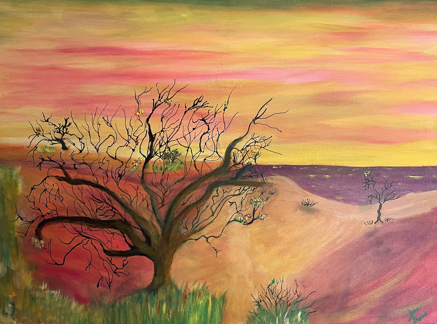 "Hope Blooms Eternal" Original Painting - Art by Don Paone and Friends