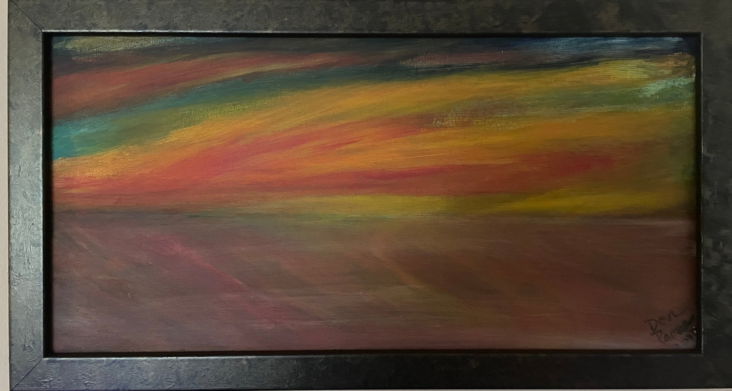 "Streaked Sunset" Original Painting - Art by Don Paone and Friends