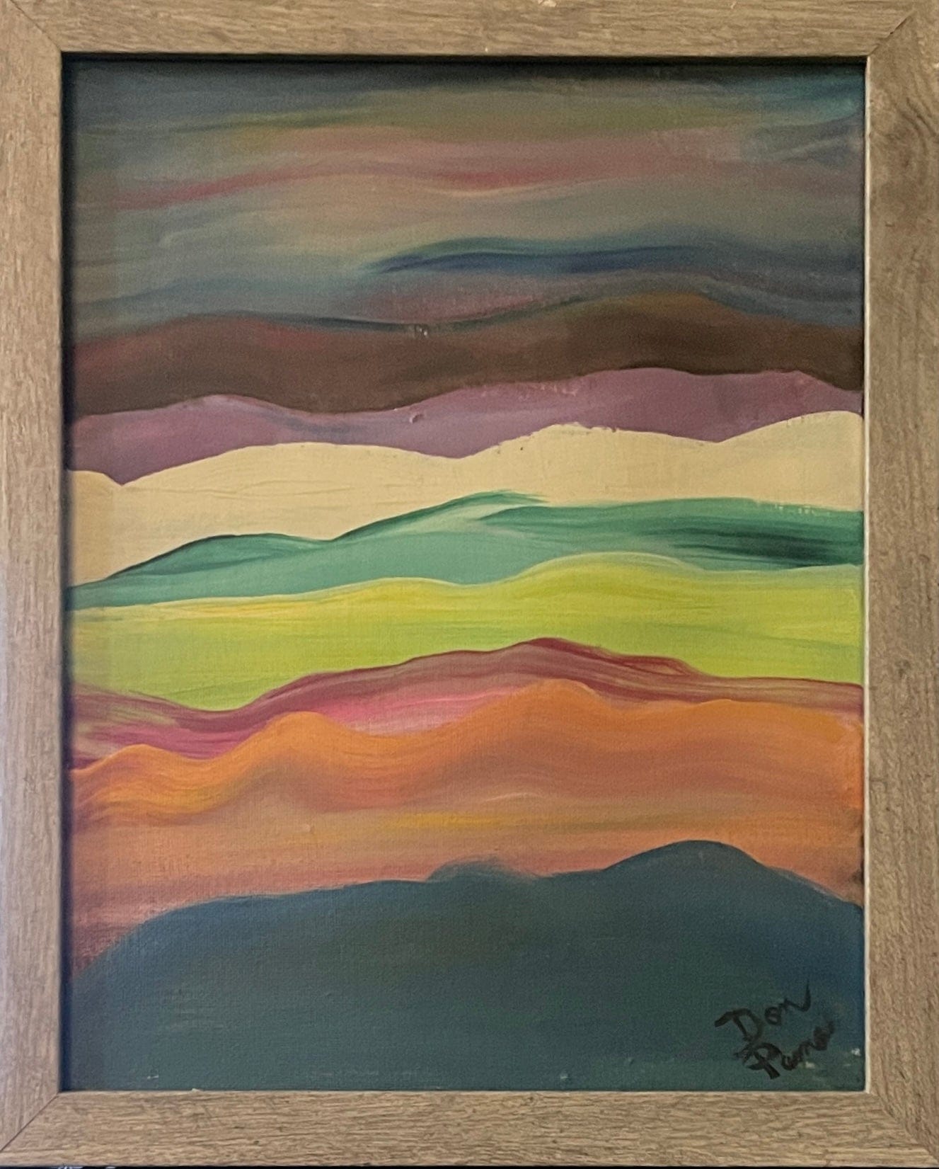 "Landscape Extraordinaire" Original Acrylic Painting - Art by Don Paone and Friends