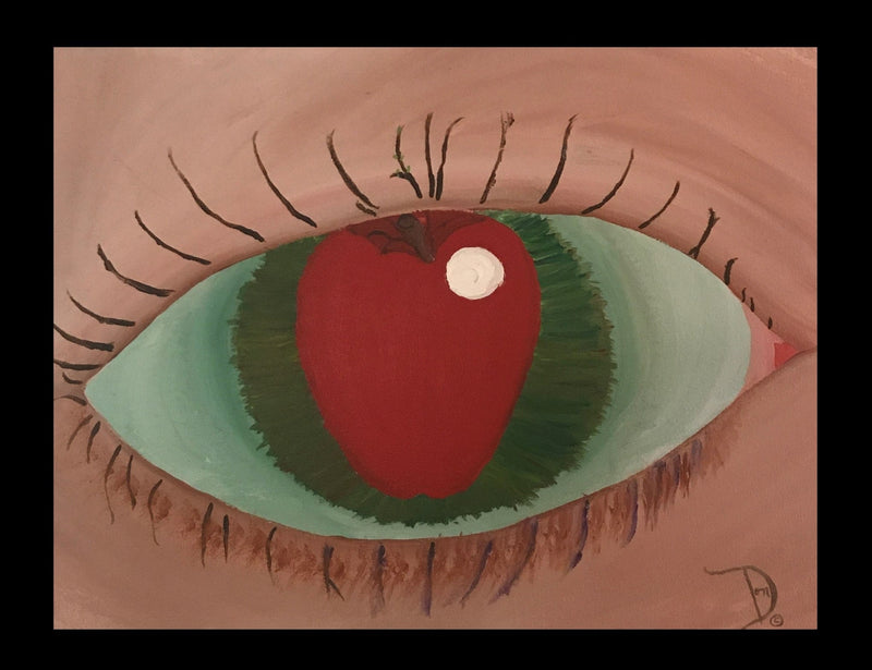 "Apple of My Eyeris" Original Painting - Art by Don Paone and Friends